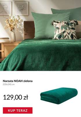 Narzuta NOAH zielona