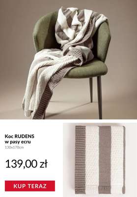 Homla - gazetka promocyjna Koce i poduszki na zimowe wieczory od środy 31.12  - strona 9