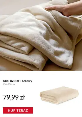 Homla - gazetka promocyjna Koce i poduszki na zimowe wieczory od środy 31.12  - strona 2