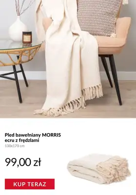 Homla - gazetka promocyjna Koce i poduszki na zimowe wieczory od środy 31.12  - strona 11