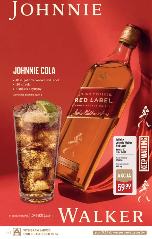 Aldi - gazetka promocyjna Świat alkoholi w Aldi od poniedziałku 05.01 do soboty 31.01 - strona 26