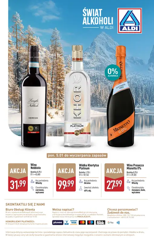 Aldi - gazetka promocyjna Świat alkoholi w Aldi od poniedziałku 05.01 do soboty 31.01 - strona 28