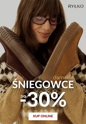 Ryłko - gazetka promocyjna Do -30% na śniegowce damskie od środy 31.12 