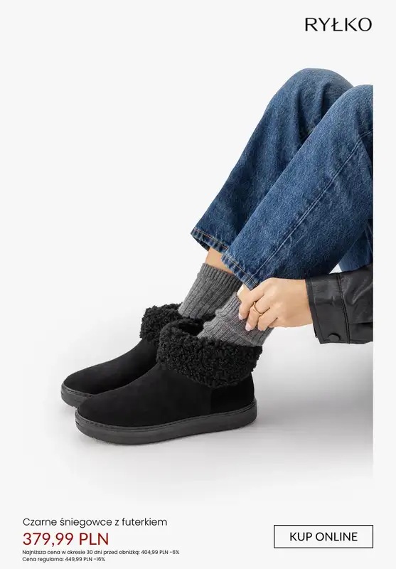 Ryłko - gazetka promocyjna Do -30% na śniegowce damskie od środy 31.12  - strona 10