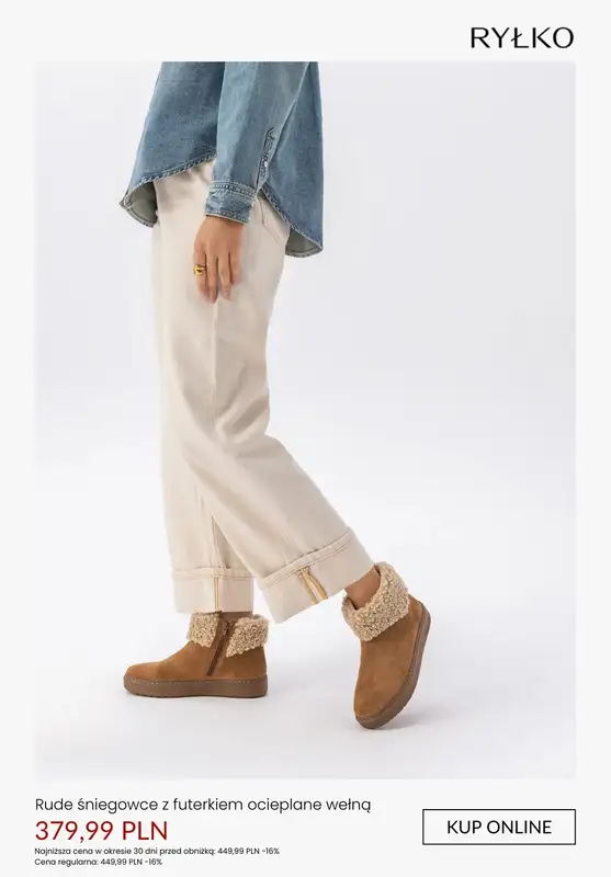 Ryłko - gazetka promocyjna Do -30% na śniegowce damskie od środy 31.12  - strona 4