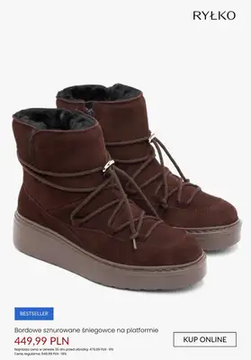 Ryłko - gazetka promocyjna Do -30% na śniegowce damskie od środy 31.12  - strona 5