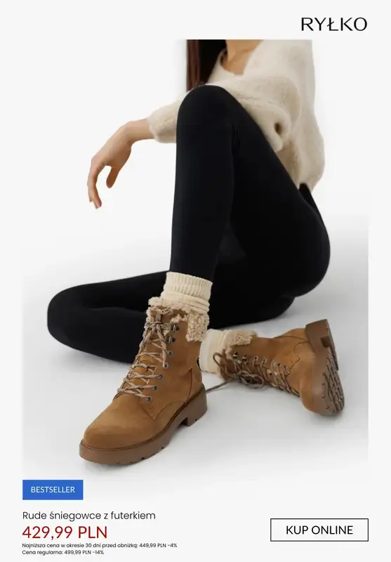 Ryłko - gazetka promocyjna Do -30% na śniegowce damskie od środy 31.12  - strona 6