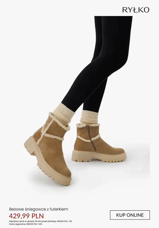 Ryłko - gazetka promocyjna Do -30% na śniegowce damskie od środy 31.12  - strona 11