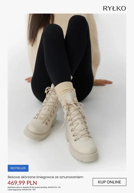 Ryłko - gazetka promocyjna Do -30% na śniegowce damskie od środy 31.12  - strona 8