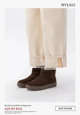 Ryłko - gazetka promocyjna Do -30% na śniegowce damskie od środy 31.12  - strona 9