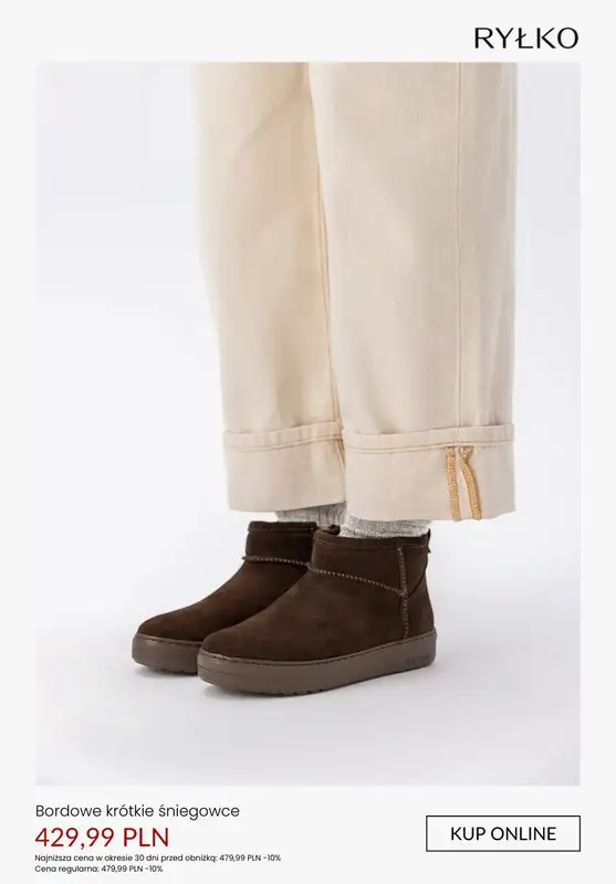 Ryłko - gazetka promocyjna Do -30% na śniegowce damskie od środy 31.12  - strona 9