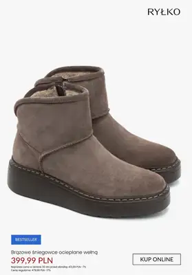 Ryłko - gazetka promocyjna Do -30% na śniegowce damskie od środy 31.12  - strona 3