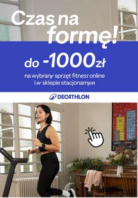 Decathlon - gazetka promocyjna Do -1000 zł na wybrany sprzęt fitness od środy 31.12 