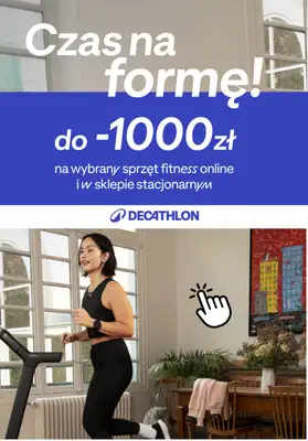 Decathlon - gazetka promocyjna Do -1000 zł na wybrany sprzęt fitness od środy 31.12 
