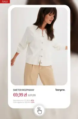 bonprix - gazetka promocyjna Swetry i kardigany na wyprzedaży od środy 31.12 do wtorku 06.01 - strona 3