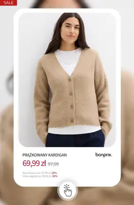bonprix - gazetka promocyjna Swetry i kardigany na wyprzedaży od środy 31.12 do wtorku 06.01 - strona 11