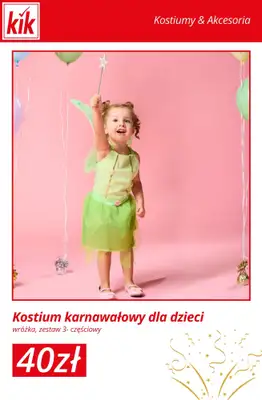 KiK - gazetka promocyjna Kostiumy karnawałowe dla dzieci w supercenach! od środy 31.12 do środy 07.01 - strona 3