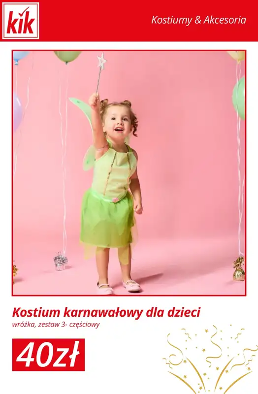 KiK - gazetka promocyjna Kostiumy karnawałowe dla dzieci w supercenach! od środy 31.12 do środy 07.01 - strona 3