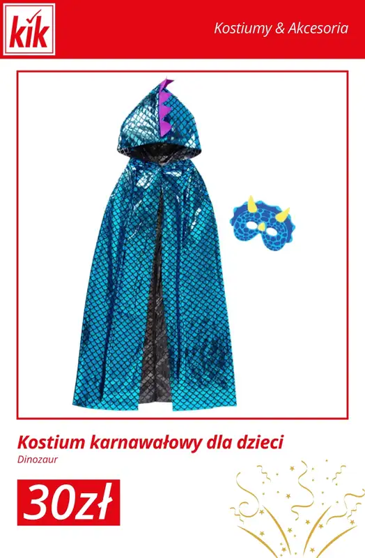 KiK - gazetka promocyjna Kostiumy karnawałowe dla dzieci w supercenach! od środy 31.12 do środy 07.01 - strona 6