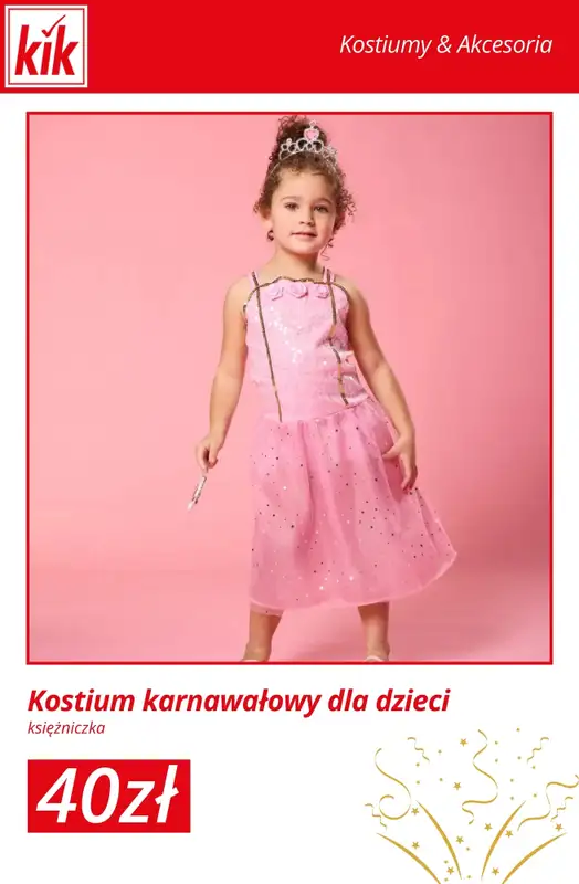 KiK - gazetka promocyjna Kostiumy karnawałowe dla dzieci w supercenach! od środy 31.12 do środy 07.01 - strona 8