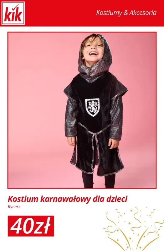 KiK - gazetka promocyjna Kostiumy karnawałowe dla dzieci w supercenach! od środy 31.12 do środy 07.01 - strona 2