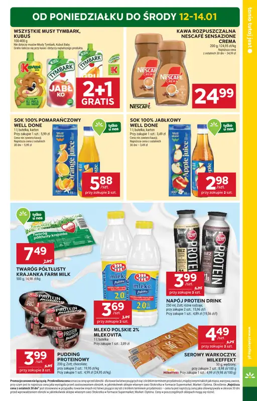 Stokrotka - gazetka promocyjna Gazetka Supermarket od czwartku 08.01 do środy 14.01 - strona 5
