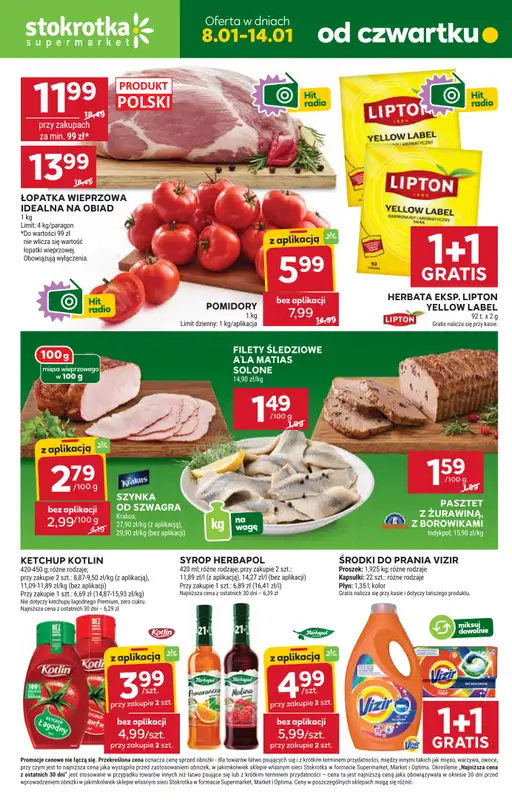 Stokrotka - gazetka promocyjna Gazetka Supermarket  