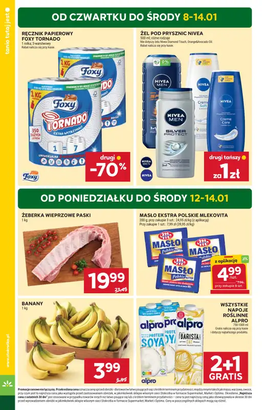 Stokrotka - gazetka promocyjna Gazetka Supermarket od czwartku 08.01 do środy 14.01 - strona 4