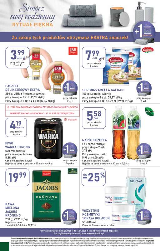 Stokrotka - gazetka promocyjna Gazetka Supermarket od czwartku 08.01 do środy 14.01 - strona 8
