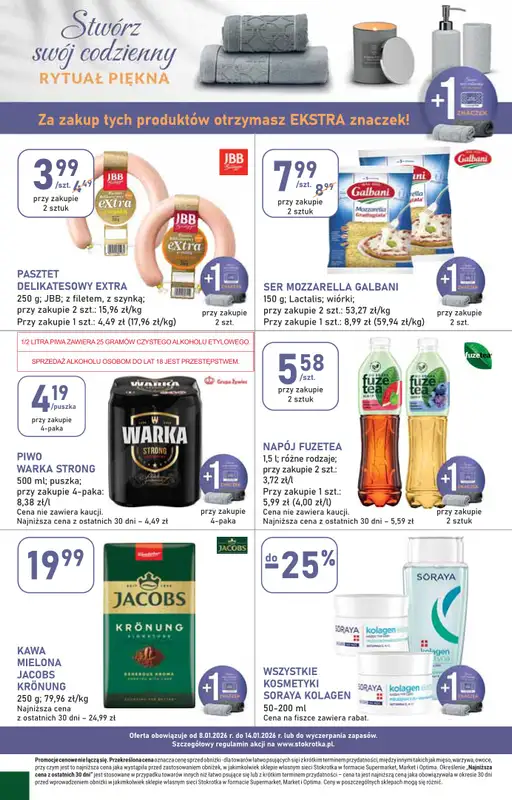 Stokrotka - gazetka promocyjna Gazetka Supermarket od czwartku 08.01 do środy 14.01 - strona 8