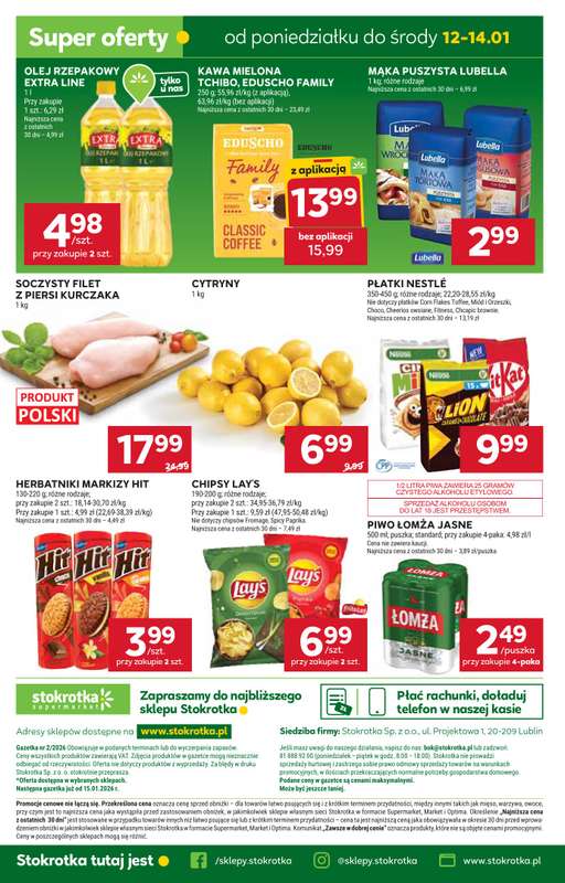 Stokrotka - gazetka promocyjna Gazetka Supermarket od czwartku 08.01 do środy 14.01 - strona 30