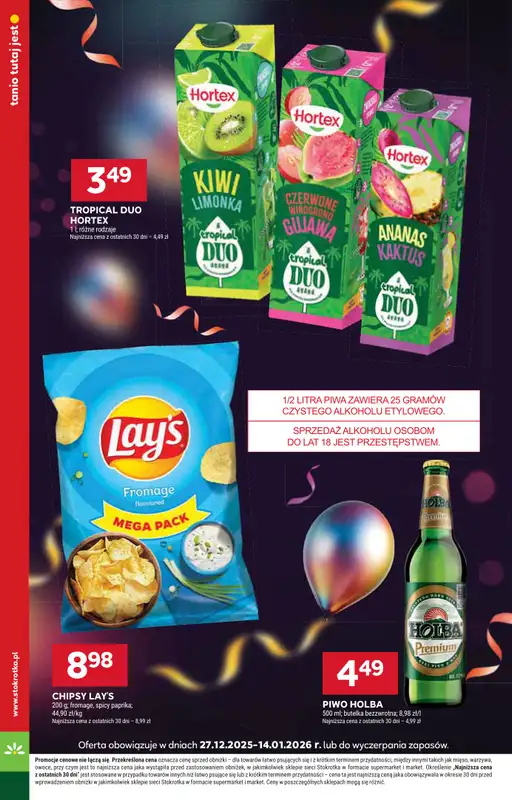 Stokrotka - gazetka promocyjna Gazetka Market od czwartku 08.01 do środy 14.01 - strona 18