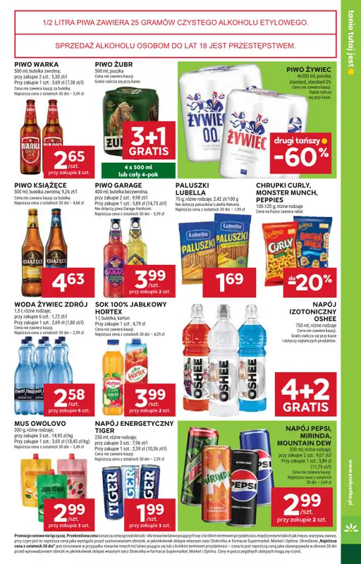 Stokrotka - gazetka promocyjna Gazetka Market od czwartku 08.01 do środy 14.01 - strona 21