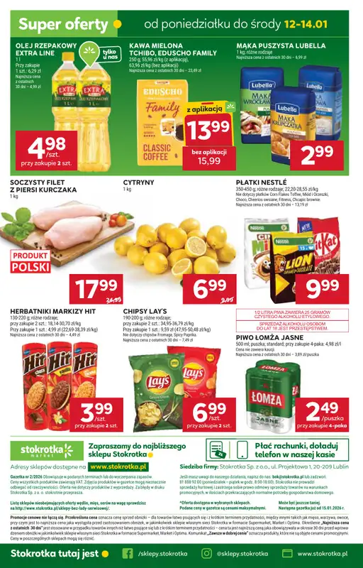 Stokrotka - gazetka promocyjna Gazetka Market od czwartku 08.01 do środy 14.01 - strona 24