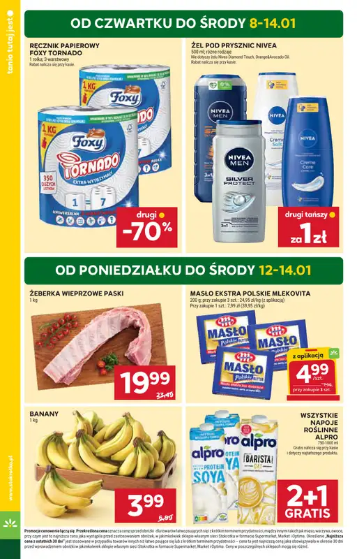 Stokrotka - gazetka promocyjna Gazetka Market od czwartku 08.01 do środy 14.01 - strona 4