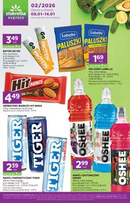 Stokrotka - gazetka promocyjna Gazetka Express od czwartku 08.01 do środy 14.01