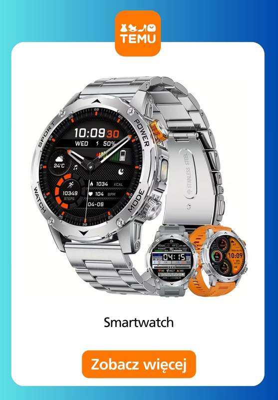 Temu - gazetka promocyjna Smartwatche w supercenach od środy 31.12  - strona 15