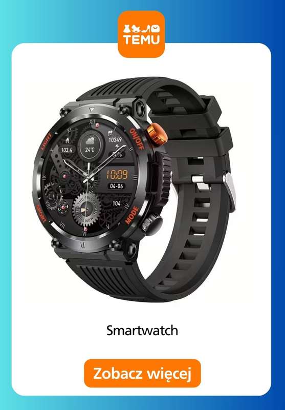 Temu - gazetka promocyjna Smartwatche w supercenach od środy 31.12  - strona 4