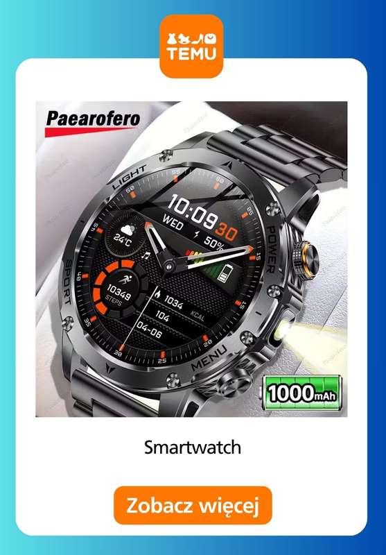 Temu - gazetka promocyjna Smartwatche w supercenach od środy 31.12  - strona 11