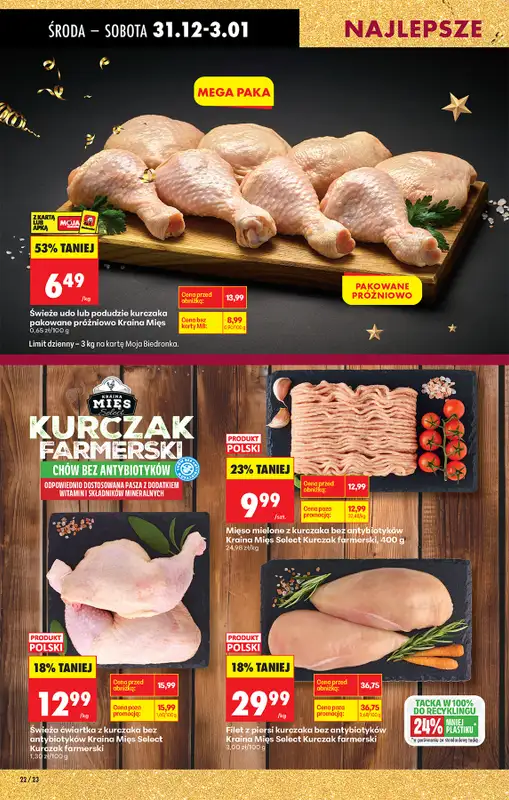 Biedronka - gazetka promocyjna Od środy od środy 31.12 do wtorku 06.01 - strona 32