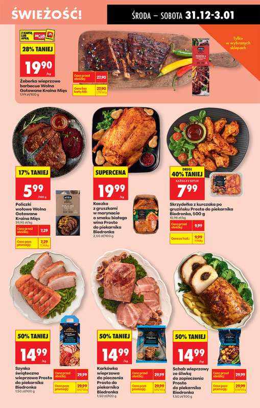 Biedronka - gazetka promocyjna Od środy, Z ladą tradycyjną od środy 31.12 do wtorku 06.01 - strona 35