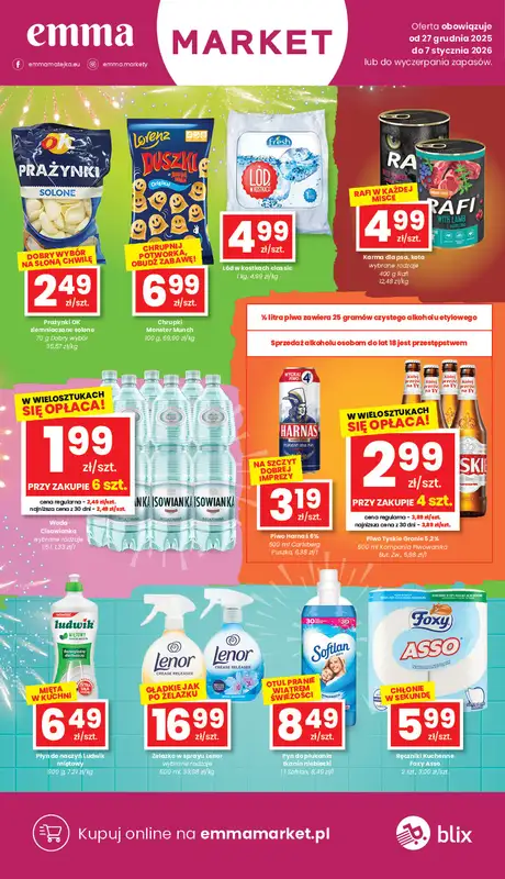 emma MARKET - gazetka promocyjna Gazetka od soboty 27.12 do środy 07.01 - strona 7