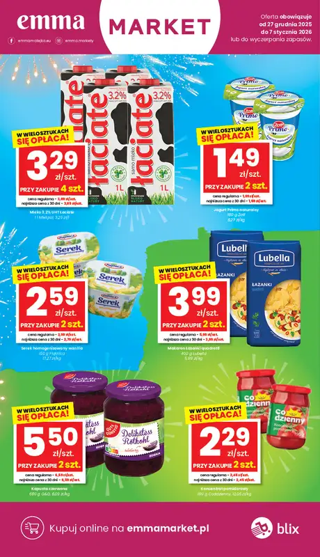 emma MARKET - gazetka promocyjna Gazetka od soboty 27.12 do środy 07.01 - strona 3