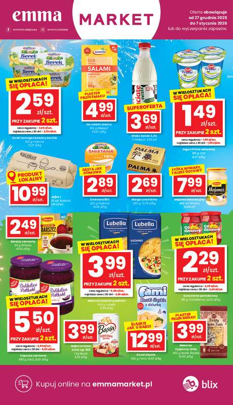 emma MARKET - gazetka promocyjna Gazetka od soboty 27.12 do środy 07.01 - strona 5