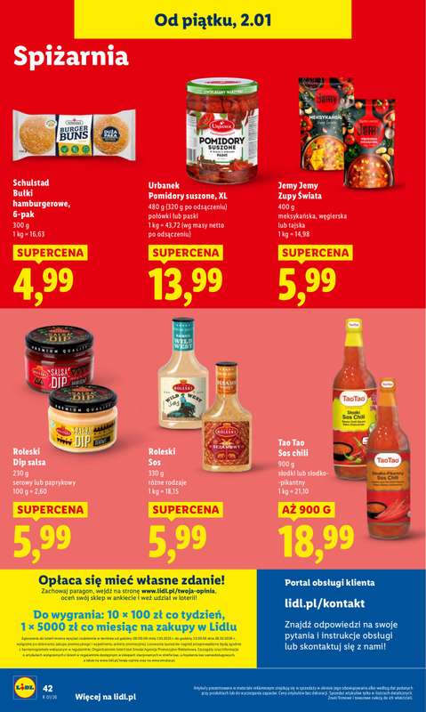 Lidl - gazetka promocyjna Oferta Ważna Od 2.01 Do 3.01 od piątku 02.01 do soboty 03.01 - strona 44