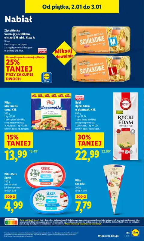 Lidl - gazetka promocyjna Oferta Ważna Od 2.01 Do 3.01 od piątku 02.01 do soboty 03.01 - strona 25
