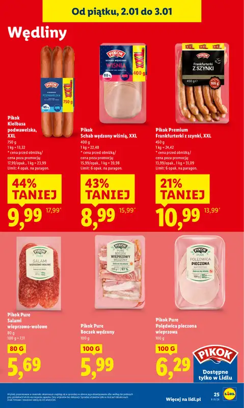 Lidl - gazetka promocyjna Oferta Ważna Od 2.01 Do 3.01 od piątku 02.01 do soboty 03.01 - strona 27