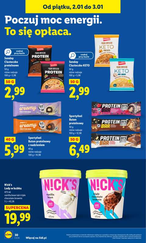 Lidl - gazetka promocyjna Oferta Ważna Od 2.01 Do 3.01 od piątku 02.01 do soboty 03.01 - strona 32