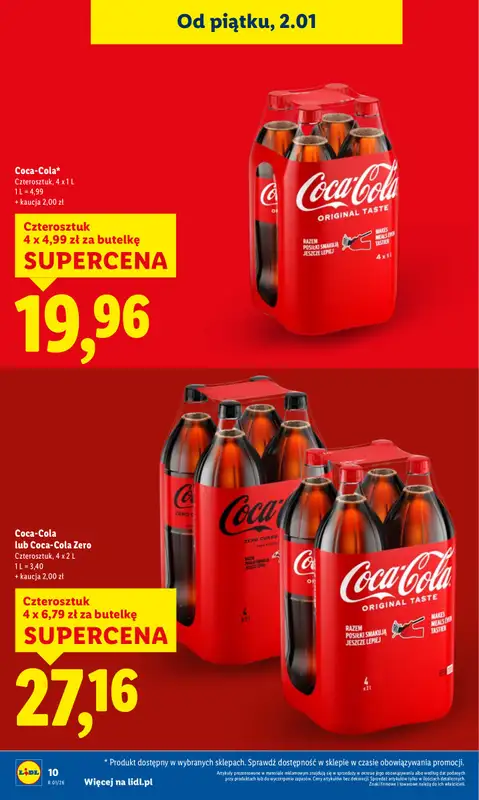Lidl - gazetka promocyjna Oferta Ważna Od 2.01 Do 3.01 od piątku 02.01 do soboty 03.01 - strona 10