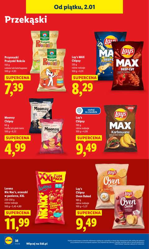 Lidl - gazetka promocyjna Oferta Ważna Od 2.01 Do 3.01 od piątku 02.01 do soboty 03.01 - strona 40